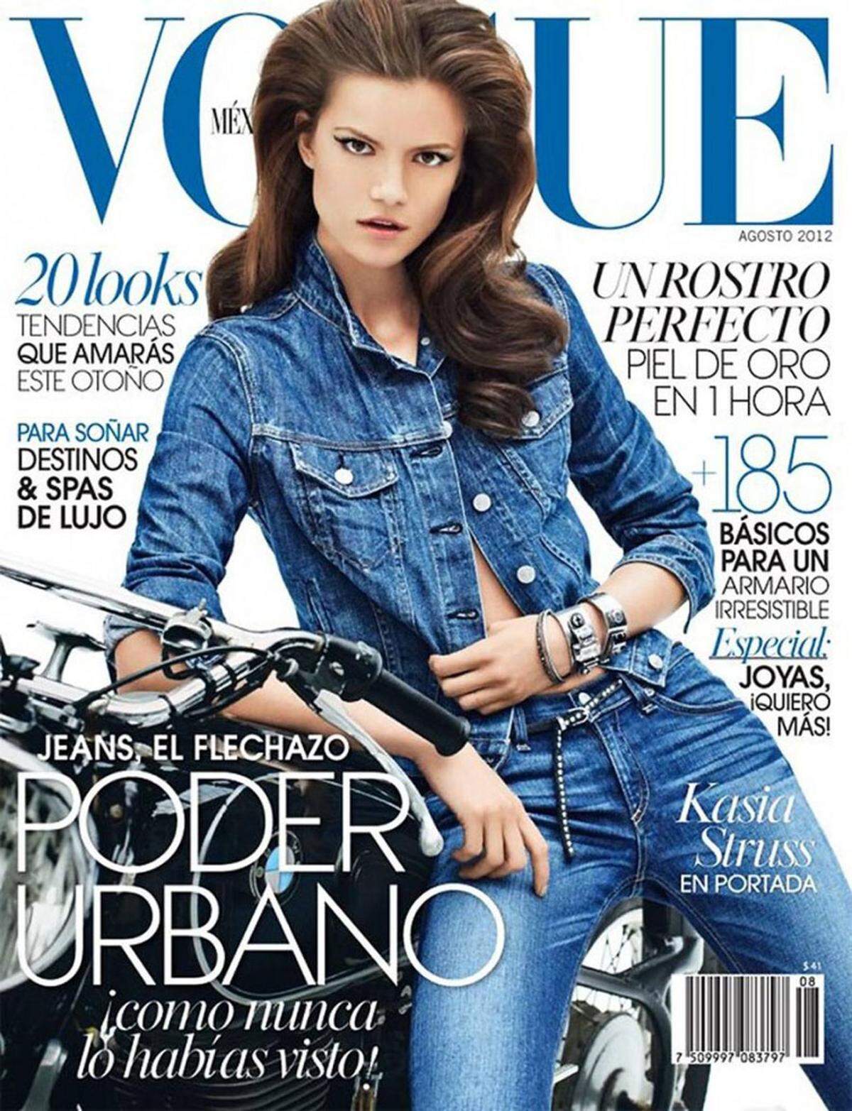 Schon 2012 feierte der Look auf der mexikanischen Vogue sein Comeback.
