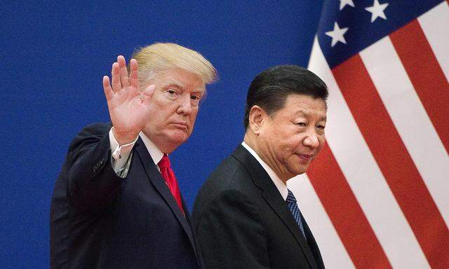Ziemlich beste Feinde: Die Präsidenten Amerikas und Chinas liegen derzeit im Clinch miteinander.