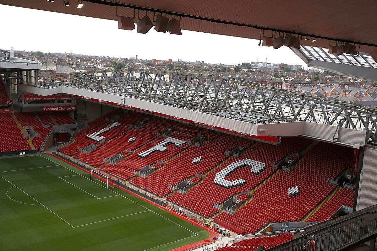 Die Anfield Road ist legendär und brachte Liverpool 75 Millionen Euro ein.