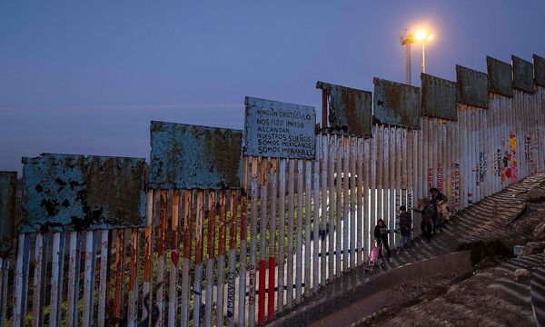 Grenzzaun nahe Tijuana 