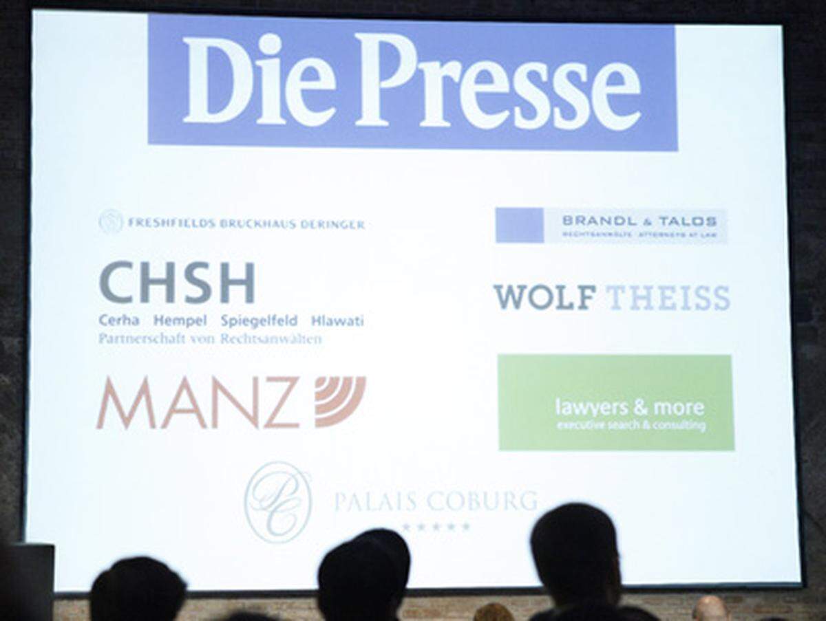 Partner des Veranstaltungsformats sind Brandl &amp; Talos Rechtsanwälte, CHSH, Freshfields Bruckhaus Deringer, lawyers &amp; more, der Manz Verlag sowie Wolf Theiss.