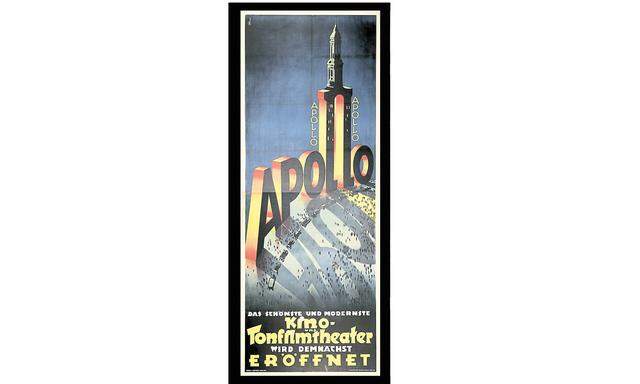 Plakat für das Apollo-Kino, 1929.