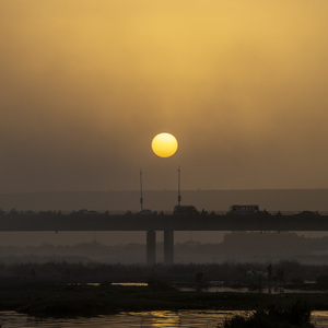 Ein Blick auf Malis Hauptstadt Bamako, aufgenommen im Vorjahr.