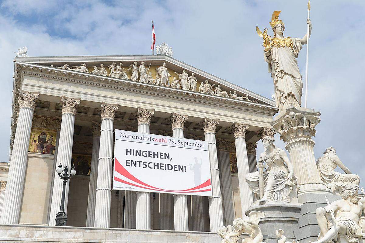 Das Wiener Parlament könnte für 19 Mrd. Euro 47 mal saniert werden.
