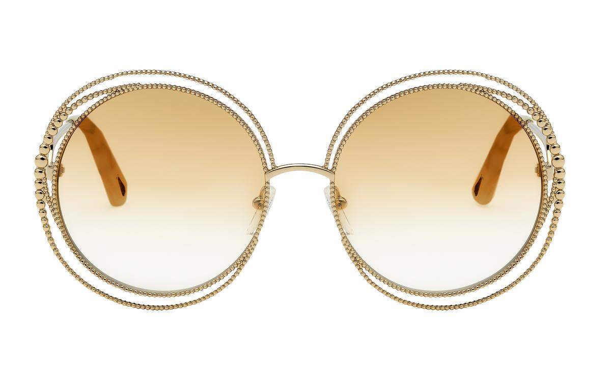 oder die Brille von Chloe, 415 Euro, im Fachhandel erhältlich.