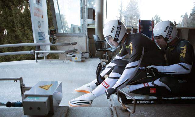 Thomas Steu/Lorenz Koller (im Bild) holten am Samstag den U23-Titel. Peter Penz/Georg Fischler schrammten beim deutschen Dreifacherfolg an Bronze vorbei.