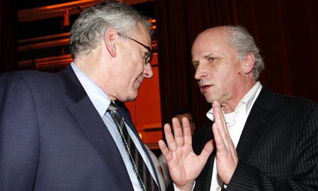 ORF-Unternehmenssprecher Pius Strobl (l) und ORF-Programmdirektor Wolfgang Lorenz