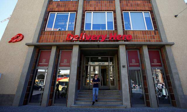 FILE PHOTO: The Delivery Hero headquarters is pictured in Berlin