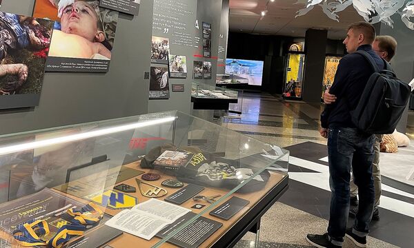 Die Ausstellung in Moskau heißt „Gewöhnlicher Nazismus“ und beschwört die „Rückkehr des Bösen“ in der Ukraine.  