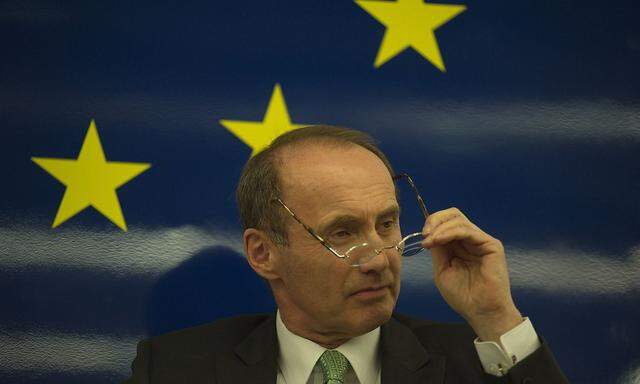 Othmar Karas �VP Spitzenkandidat f�r die EU Wahl am 25 Mai 2014 PUBLICATIONxINxGERxSUIxONLY 10573