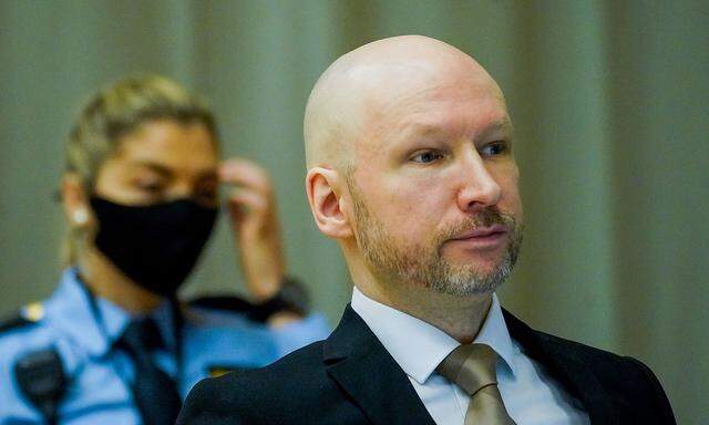 Anders Breivik vor Gericht.