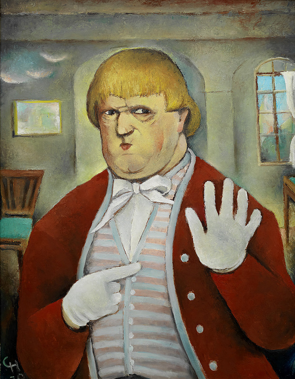 Vor allem Porträts aus der Ehrengalerie des Hauses am Ring zu sehen. Denn vor mehr als 200 Jahren wurde die Tradition ins Leben gerufen, prominente Mimen auf Leinwand zu bannen.  Ferdinand Maierhofer als "Habakuk", um 1938 Carry Hauser Bundestheater-Holding (c) Burgtheater