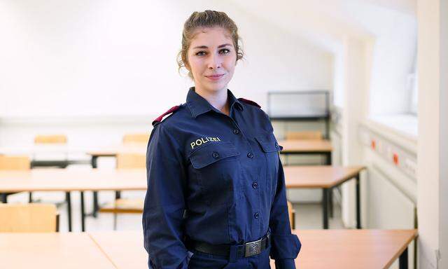 Polizeischülerin Isabelle H. (24) aus Wien: "Die Risiken im Dienst müssen einem klar sein."