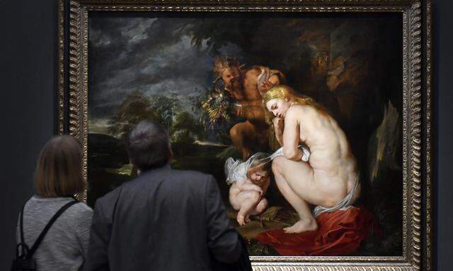 Die Haltung der „Venus Frigida“ (1614), zu Gast aus Antwerpen, schaute sich Rubens vom beliebten antiken Motiv der kauernden Venus ab.