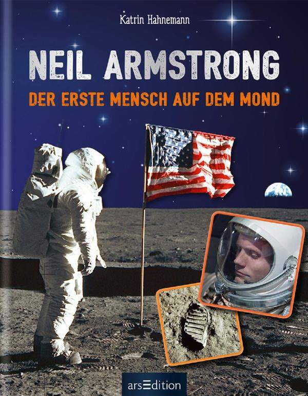 Ein wenig altmodisch kommt sie daher, diese Biographie von Neil Armstrong, aber das passt ja auch zum Thema: 50 Jahre ist es her, seit "der Adler gelandet ist", seit der erste Mensch den Mund betreten hat. "War Armstrong deshalb ein Held?", fragt Autorin Katrin Hahnemann in ihrem Buch. Und: Er selber hätte Nein gesagt. Insgesamt 400000 Techniker und Wissenschaftler, Piloten und Ingenieure waren an dem Projekt beteiligt. Mit viel historischem Bildmaterial erzählt die Autorin in "Neil Armstrong: Der erste Mensch auf dem Mond" die Lebensgeschichte des Astronauten, bettet sie ein in die Zeit, erklärt die Umstände. Und schreibt auch darüber, wie er später mit seinem übermäßigen Ruhm umging. Eine gelungene Biographie: verständlich und spannend. Katrin Hahnemann: Neil Armstrong: Der erste Mensch auf dem Mond. 104 Seiten; 12,99 Euro. Alter: ab zehn Jahren. Erschienen bei arsEdition.