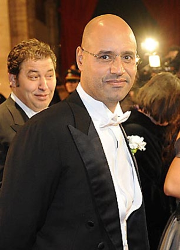 Auch Muammar al-Gaddafis Sohn Saif Gaddafi reiste nach Wien an.