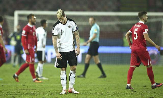 Enttäuschter Marko Arnautovic