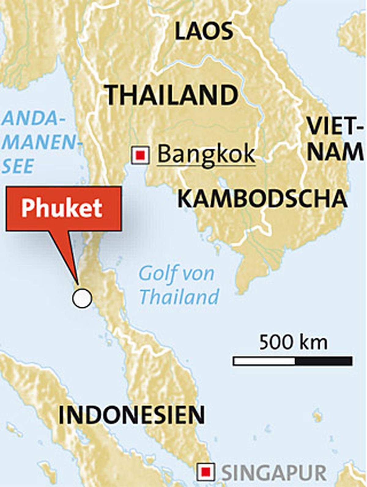 Das Schiff war auf der Retourfahrt von einem Tauchausflug von den Similan-Inseln nach Phuket.