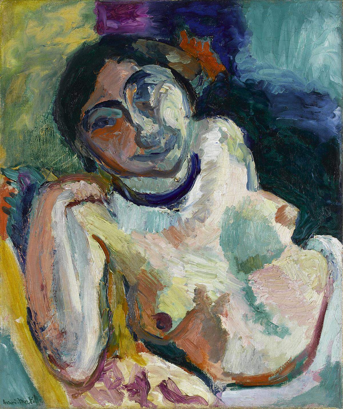 "Der Fauvismus ist in Österreich ein Jahrhundert lang stiefmütterlich behandelt worden", sagte Kurator Widauer.  Henri Matisse: Die Zigeunerin, 1905/06 (c) Musée national d'Art moderne - Centre Georges Pompidou, Paris, Foto: Centre Pompidou, MNAM-CCI, Dist. RMN-Grand Palais / Philippe Migeat (c) Succession H. Matisse/VBK, Wien 2013 