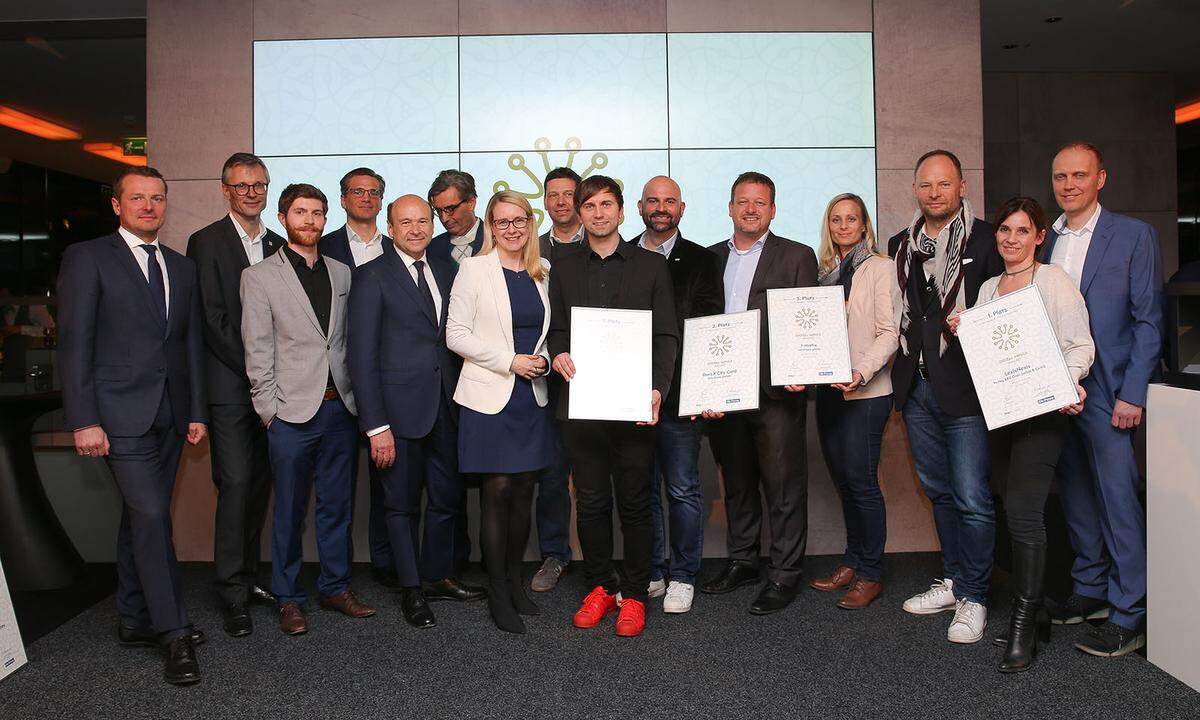 Die Sieger des 1. Digital Impuls Awards.