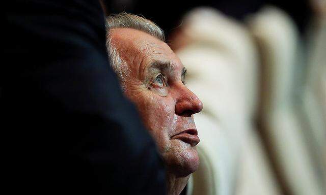 Tschechiens Präsident Zeman. 