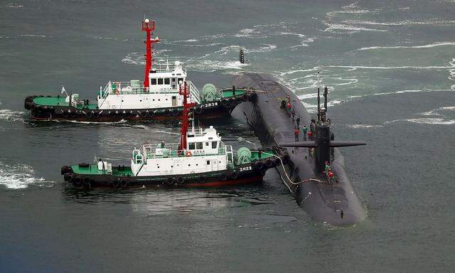 Die "USS Michigan" ist in südkoreanischen Gewässern eingetroffen.