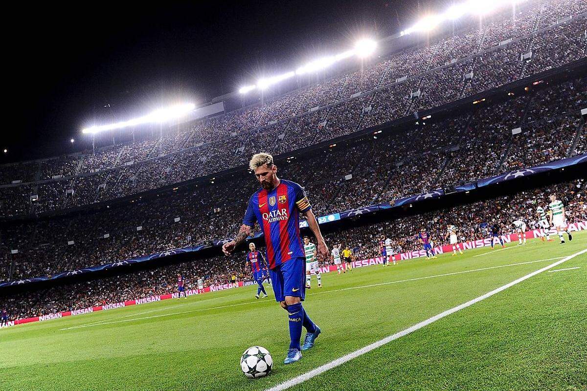 116,9 Millionen Euro betragen die Einnahmen aus Konsumation und Ticketing des FC Barcelona im Camp Nou - damit eröffnen die Katalanen die Top drei des Rankings.