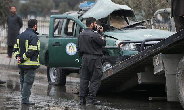 Bombenanschlag in Kabul.