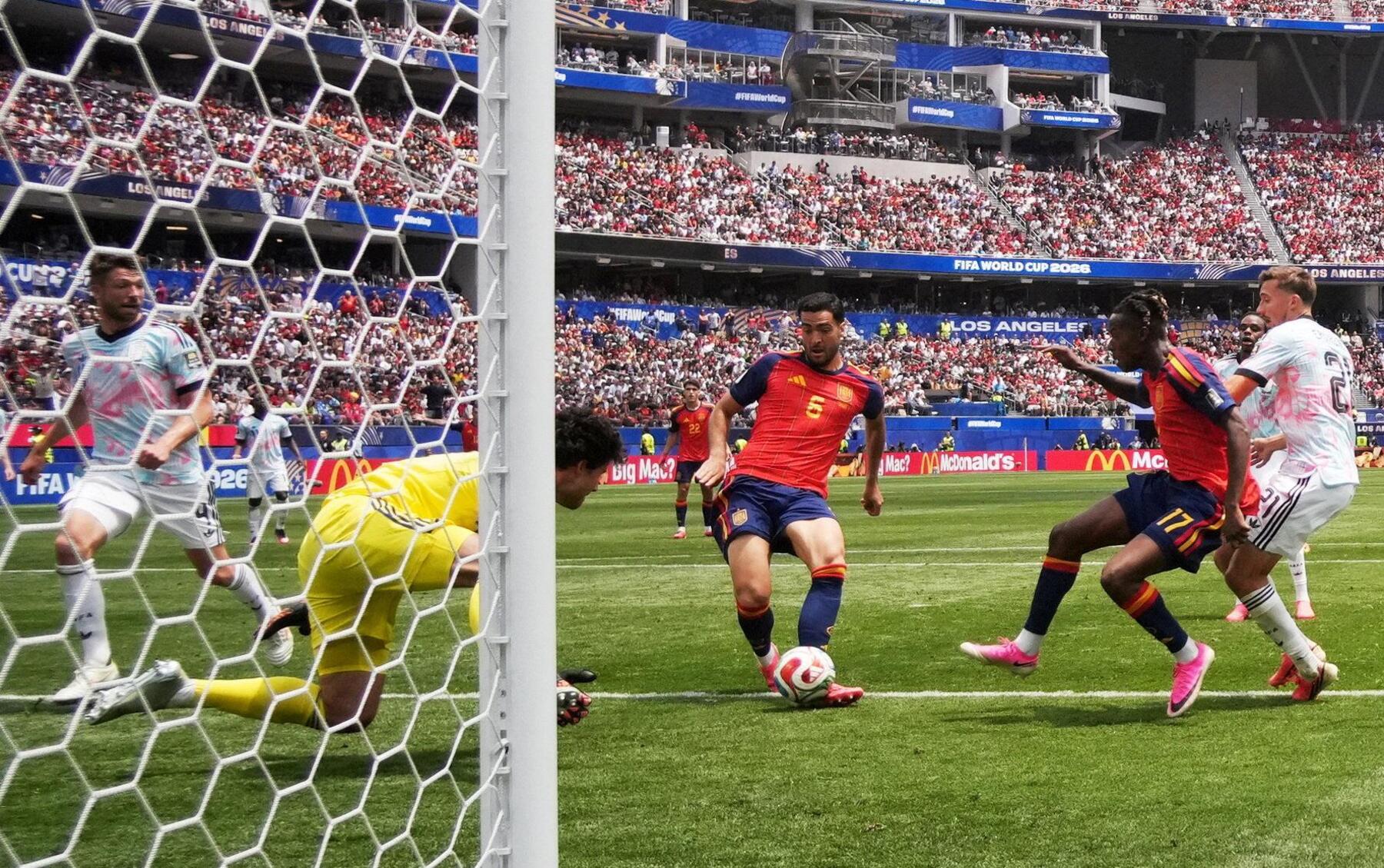 Spain beats Belgium 2-1 to set up World Cup semifinal clash with France