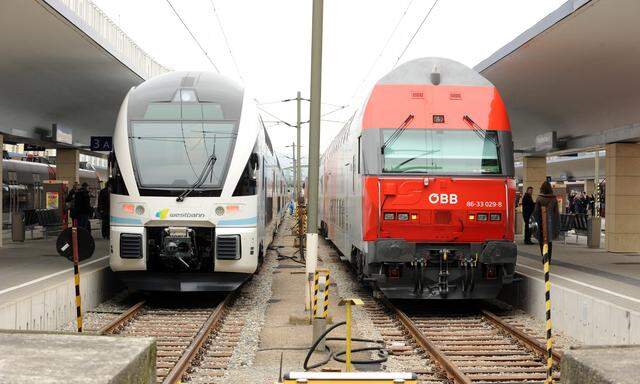 Seit 2011 macht die Westbahn den ÖBB auf der Strecke zwischen Wien und Salzburg Konkurrenz.