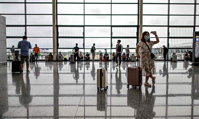 Für Ausländer gelten in China (hier der Flughafen in Shanghai) strenge Reisebestimmungen.