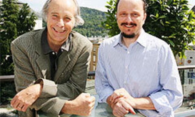 Richard Ford und Jeffrey Eugenides: derzeit zu Gast in Salzburg.