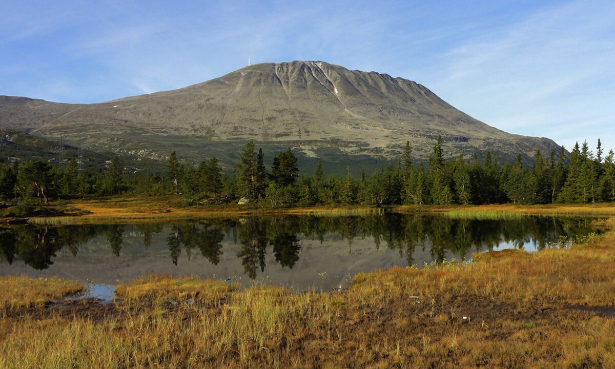 Der Gaustatoppen, mit 1883 Metern der höchste Berg der Provinz.