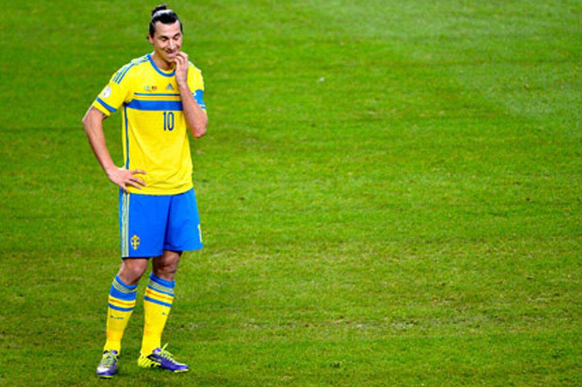 Für einige andere Stars war bereits in der Qualifikation Endstation. Schwedens Superstar Zlatan Ibrahimovic etwa musste sich im Playoff Portugal, aber vor allem Cristiano Ronaldo geschlagen geben.