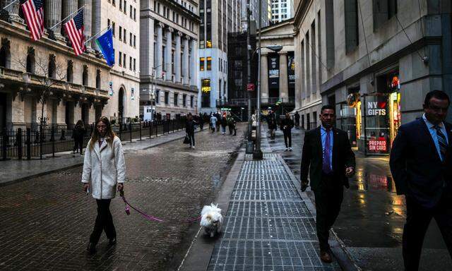 Irgendwas, so scheint es, machen die USA anders als die 27 Mitglieder der Europäischen Union. Im Bild: Die Wall Street in New York.