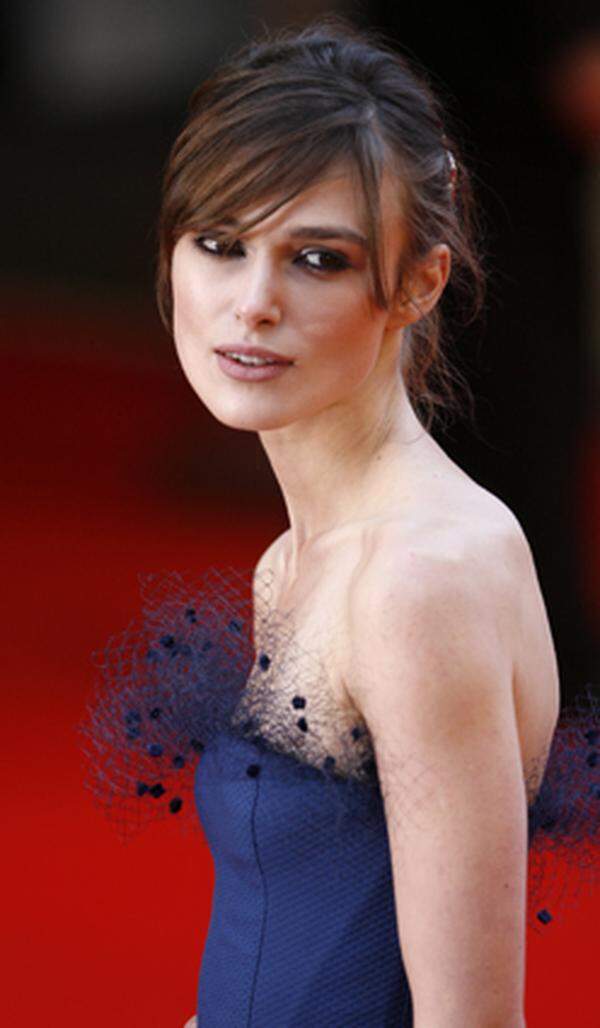 Schauspielerin Keira Knightley hält seit Jahren ihr Untergewicht.