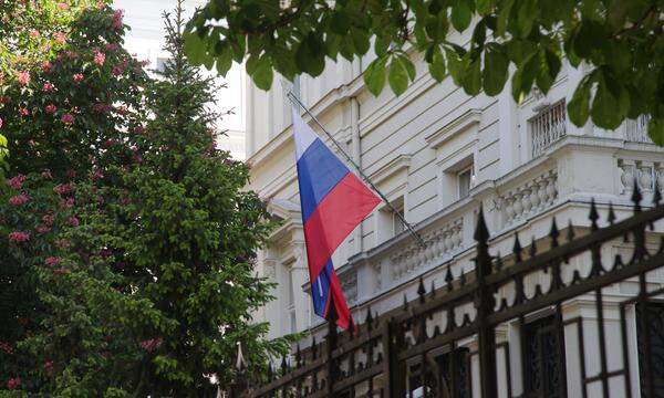 Die russische Botschaft in Wien. 