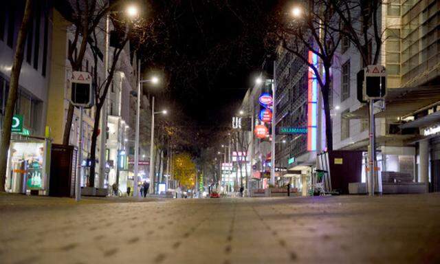 Lockdown und Ausgangssperre in Wien