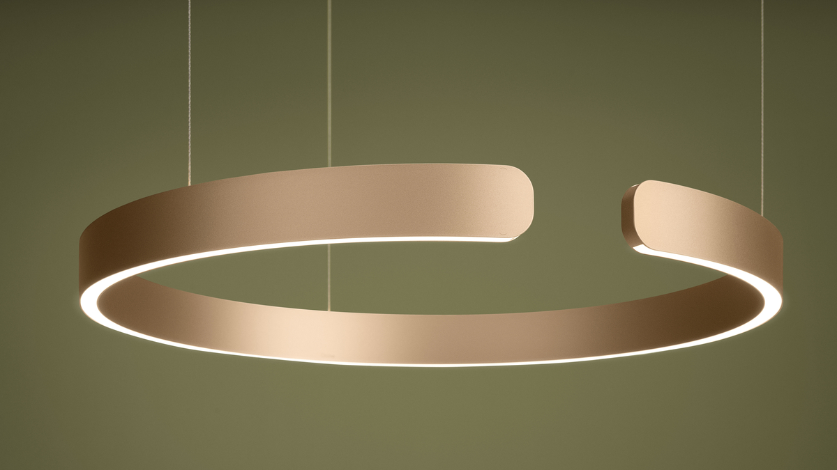 Die Rundungen zeigen sich schnörkellos: Mito sospeso in sabbia intenso.