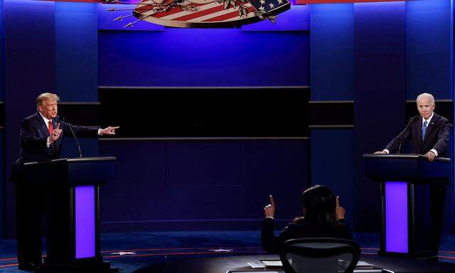 TV-Duell zwischen Donald Trump und Joe Biden 