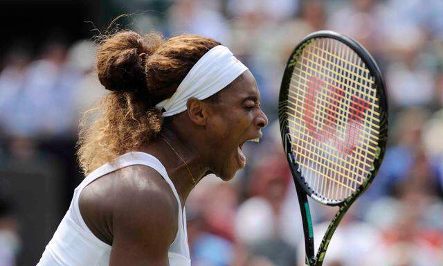 Serena Williams jubelt