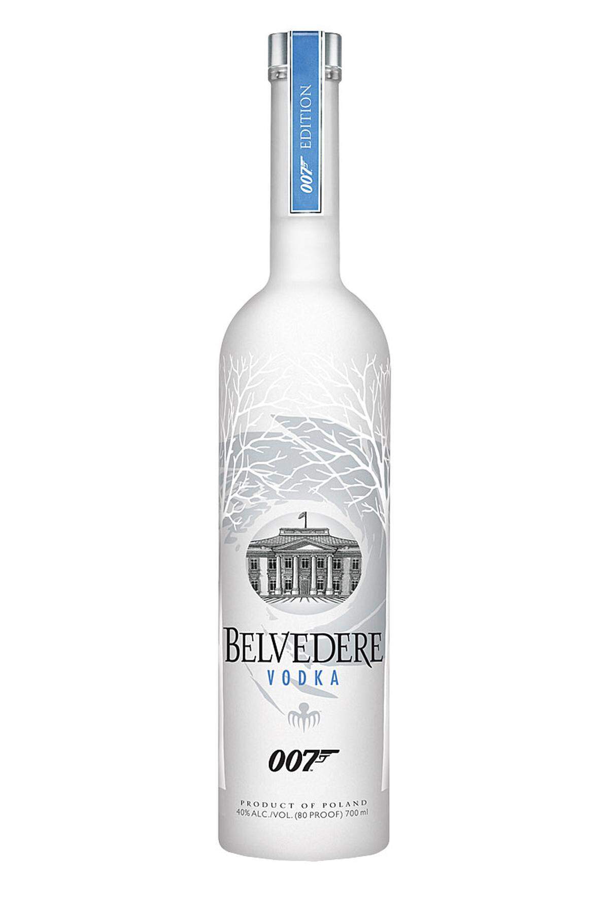 Wodka in der „007“-Edition von Belvedere, 55 Euro, im Getränkefachhandel erhältlich