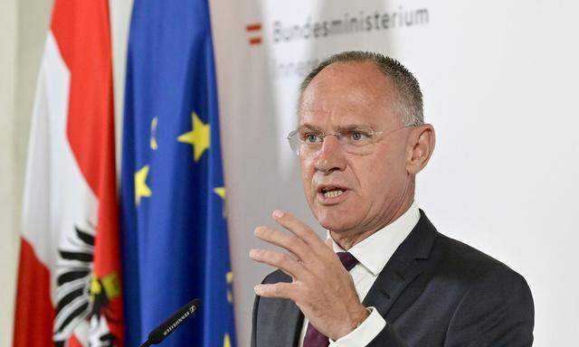  Innenminister Gerhard Karner (ÖVP)