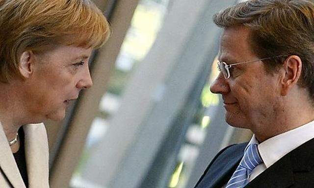 Kanzlerin Angela Merkel und FDP-Chef Guido Westerwelle