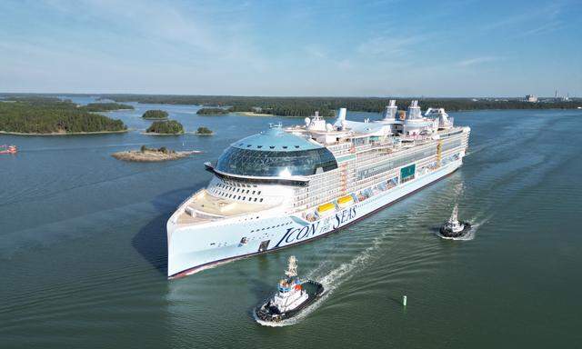 Die „Icon of the Seas“ wird ihren Betrieb 2024 aufnehmen. 