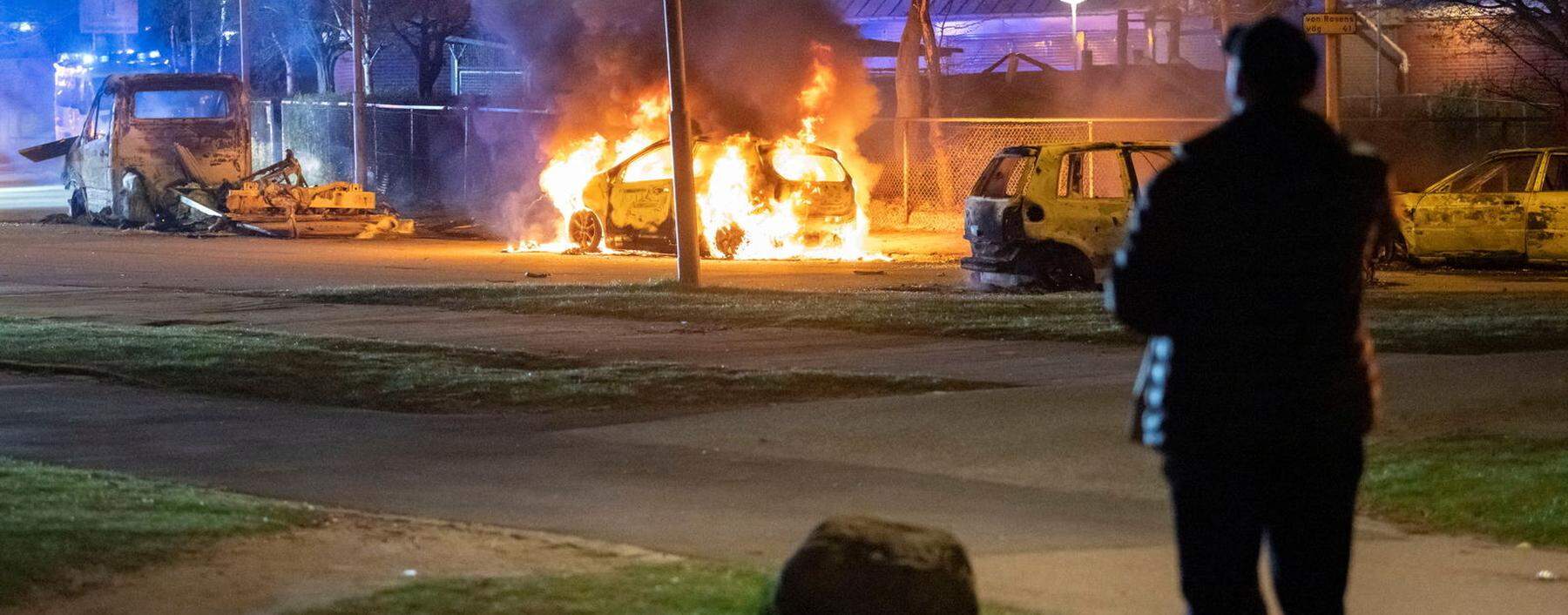 Im Malmöer Problemviertel Rosengård löste im April eine Koran-Verbrennung schwere Unruhen aus. Auch areligiöse Kriminelle randalierten.