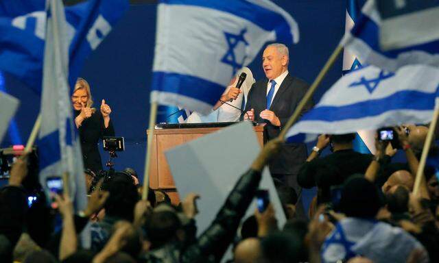 Ministerpräsident Benjamin Netanjahu liegt laut Prognosen vorn.