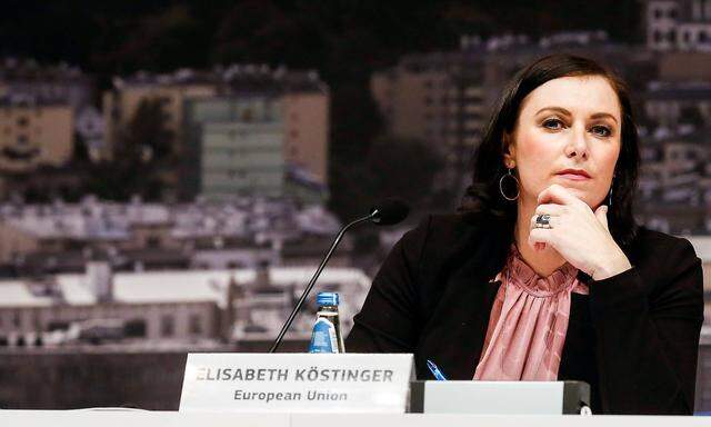 December 10 2018 Katowice Poland Elisabeth Ko¶stinger Minister for Sustainability and Touri