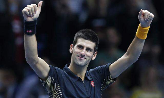 Tennis Djokovic ATPTourFinale Endspiel