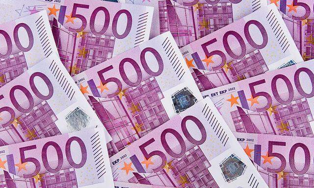 Eurogeldscheine - 500 Euroscheine
